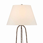 Торшер с конусовидным тканевым абажуром и фактурным каркасом Industrial Profile варинант исполнения - 2 | Loft Concept в Грозном