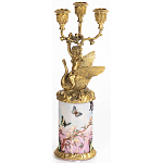 Фарфоровый подсвечник Лебедь с ангелом Asse варинант исполнения - 3 | Loft Concept в Грозном