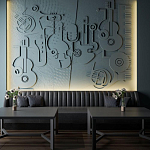 Барельеф ORCHESTRA варинант исполнения - 1 | Loft Concept в Грозном