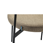 Стул металлический с мягкой спинкой и сиденьем Alfie Chair варинант исполнения - 9 | Loft Concept в Грозном