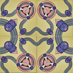 Плитка дизайнерская с узором Дива варинант исполнения - 2 | Loft Concept в Грозном