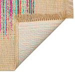 Ковер с геометрическим узором из комбинированного состава Full rhythm варинант исполнения - 4 | Loft Concept в Грозном