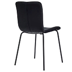 Стул черный с обивкой из велюра Black Archie Chair варинант исполнения - 3 | Loft Concept в Грозном