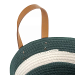 Корзина для хранения с ручками Interlacement Green  варинант исполнения - 2 | Loft Concept в Грозном