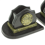 Настольный письменный набор из змеевика из 7-ми элементов Successful Leader варинант исполнения - 5 | Loft Concept в Грозном