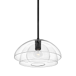 Подвесной светильник с прозрачным двойным стеклянным плафоном в форме купола и внутренней сферой Hinkley варинант исполнения - 1 | Loft Concept в Грозном