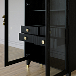 Дизайнерский шкаф витрина Elsa Dreams Black с 4-мя ящиками варинант исполнения - 8 | Loft Concept в Грозном