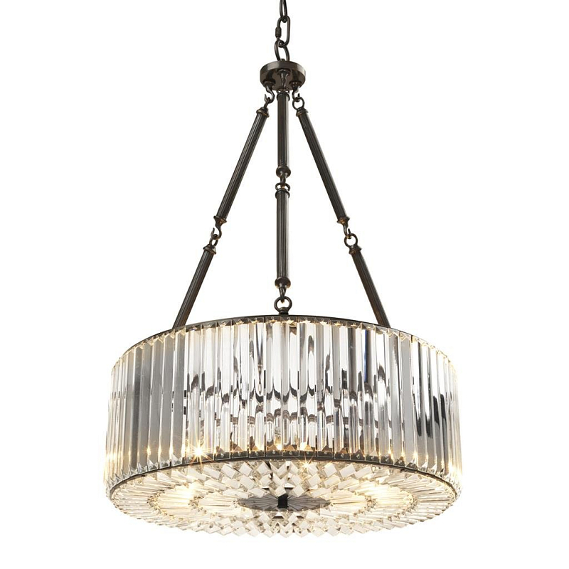Люстра Chandelier Infinity Bronze Темная бронза Прозрачный (Transparent) в Грозном | Loft Concept 