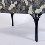 Банкетка с принтом из журавлей Crane варинант исполнения - 4 | Loft Concept в Грозном