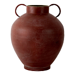 Ваза бордовая с 2-мя фактурными ручками Vase Burgundy Glaze варинант исполнения - 1 | Loft Concept в Грозном
