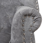 Кресло Charlie Armchair grey velour варинант исполнения - 5 | Loft Concept в Грозном