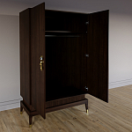 Платяной шкаф Elsa Dreams Walnut с 2-мя фасадами варинант исполнения - 1 | Loft Concept в Грозном