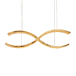 Люстра волнистой формы с фактурным хрустальным плафоном Light Delight варинант исполнения - 7 | Loft Concept в Грозном