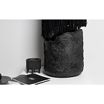 Напольная лампа черная с текстильными элементами "ЯРВИ" варинант исполнения - 6 | Loft Concept в Грозном