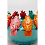 Декоративное дизайнерское блюдо разноцветные попугаи  варинант исполнения - 4 | Loft Concept в Грозном