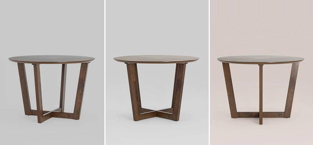 Стол обеденный круглый Wooden Table Round Стол обеденный круглый Wooden Table Round - Loft-Concept в Грозном