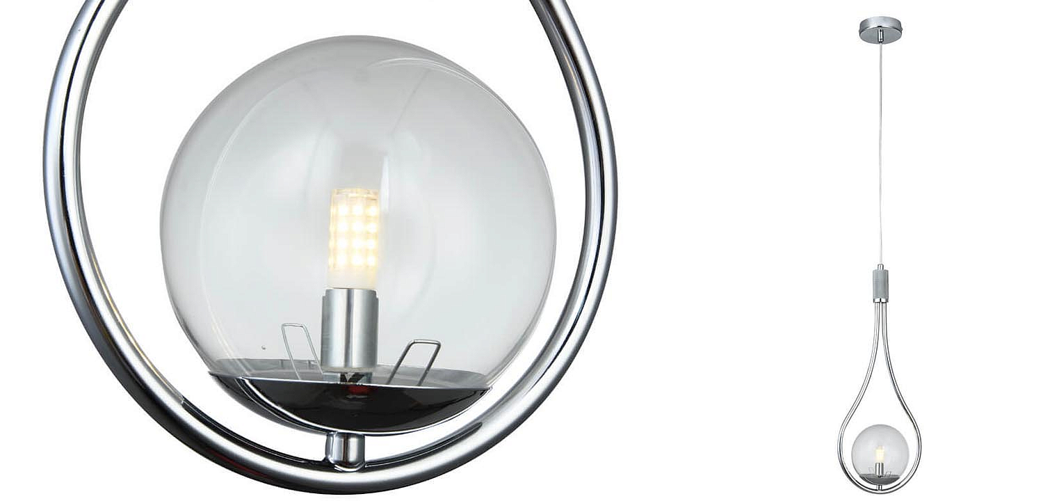 Подвесной светильник B.LUX C Ball drop chrome Подвесной светильник B.LUX C Ball drop chrome - Loft-Concept в Грозном