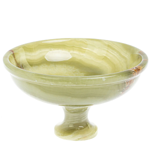 Конфетница из натурального камня оникс Stone Candy Bowl
