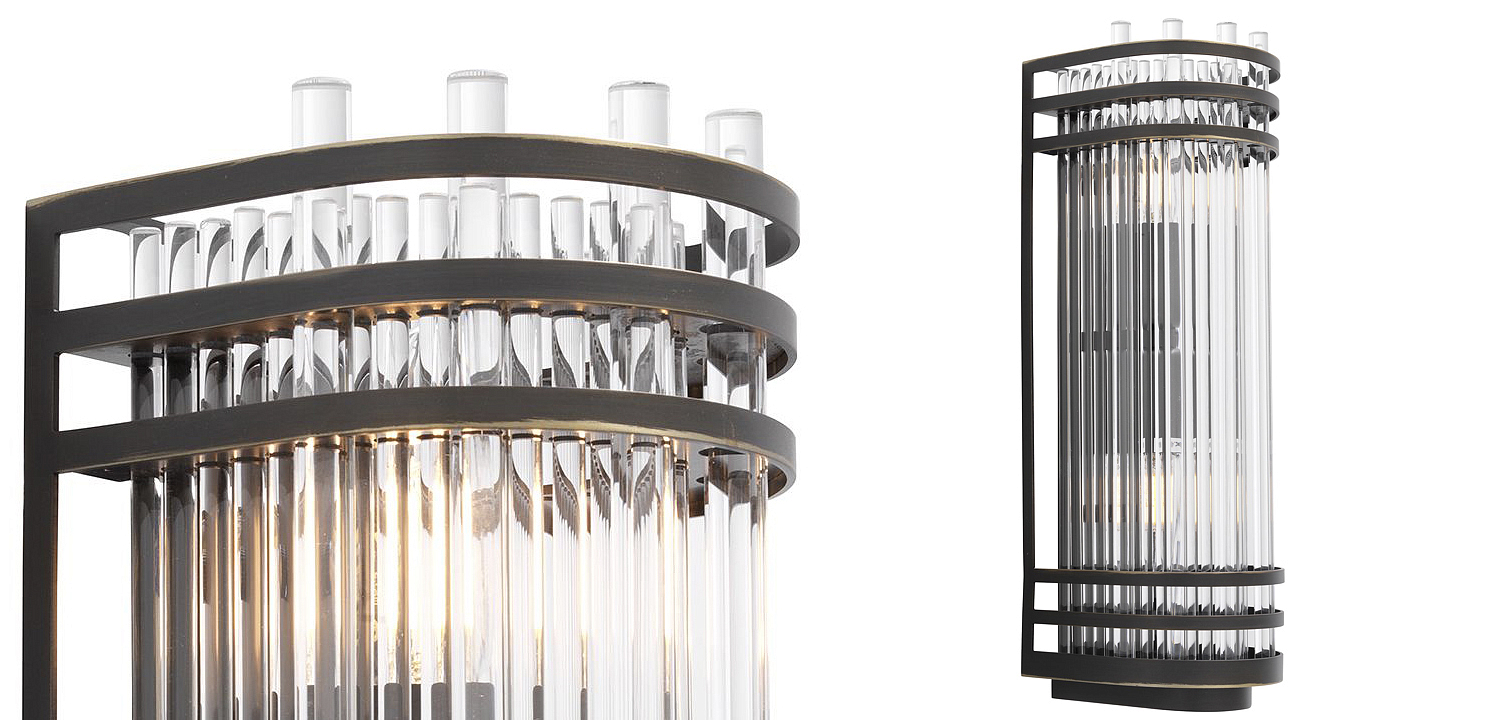 Бра Eichholtz Wall Lamp Gulf S Bronze Бра Eichholtz Wall Lamp Gulf S Bronze - Loft-Concept в Грозном