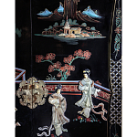 Шкаф черный в китайском стиле  Chinese Cabinet Black варинант исполнения - 2 | Loft Concept в Грозном