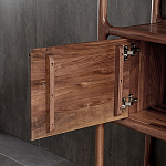 Стеллаж в гостиную для книг Moon Walnut Furniture варинант исполнения - 9 | Loft Concept в Грозном