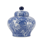 Ваза с крышкой в китайском стиле Гранатовое дерево Blooming Pomegranate варинант исполнения - 9 | Loft Concept в Грозном