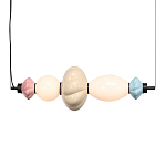 Подвесной светильник фигруный с керамическими элементами 18W LED Fragrant Light варинант исполнения - 2 | Loft Concept в Грозном