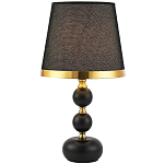 Настольная лампа с абажуром Altera Lampshade Black Gold Table Lamp варинант исполнения - 1 | Loft Concept в Грозном