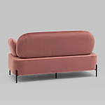 Диван в велюровой обивке цвета пыльная роза COLOR BLOCK варинант исполнения - 4 | Loft Concept в Грозном