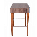 Стол письменный из массива бука с 2-мя ящиками серый Wenge Light варинант исполнения - 2 | Loft Concept в Грозном