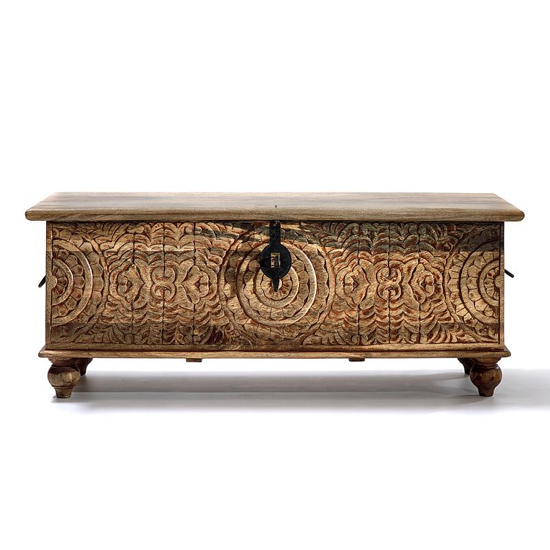 Сундук из массива манго Натуральный цвет Коричневый в Грозном | Loft Concept 