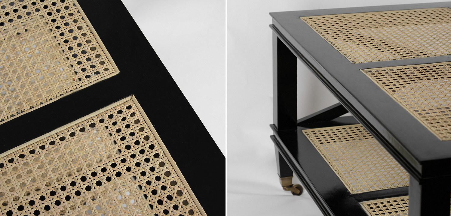 Кофейный стол Jacqueline Wicker Shelves Кофейный стол Jacqueline Wicker Shelves - Loft-Concept в Грозном