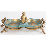 Блюдо двойное из фарфора Crogy варинант исполнения - 4 | Loft Concept в Грозном