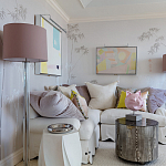 Обои ручная роспись Bamboo Special Colourway on Natural Mica metallic silk варинант исполнения - 1 | Loft Concept в Грозном