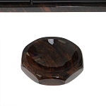 Настольный письменный набор с часами из природного камня обсидиана  Gift for Manager варинант исполнения - 6 | Loft Concept в Грозном