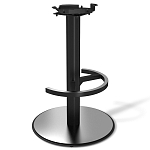 Барный стул вращающийся со спинкой и подлокотниками Douglas Rhombus Черный Велюр варинант исполнения - 4 | Loft Concept в Грозном