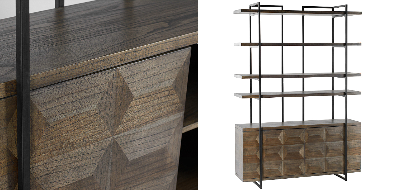 Стеллаж Gilliam Wood Rack Стеллаж Gilliam Wood Rack - Loft-Concept в Грозном