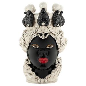 Ваза Vase Moro Lady Black Big