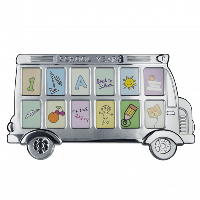 Фоторамка детская Childhood Corner Bus 12 фото Серебристый Фоторамка детская Childhood Corner Bus 12 фото Серебристый в Грозном | Loft Concept