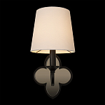 Бра с белым текстильным абажуром и фигурным основанием с зеркальной вставкой Vitorino варинант исполнения - 13 | Loft Concept в Грозном