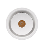 Встраиваемый спот светодиодный белого цвета круглой формы из металла Pure Circle  варинант исполнения - 2 | Loft Concept в Грозном