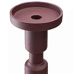 Подсвечник фигурный сливовый Bright Accent 35 см варинант исполнения - 2 | Loft Concept в Грозном