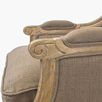 Кресло William Classical Armchair brown flax варинант исполнения - 4 | Loft Concept в Грозном