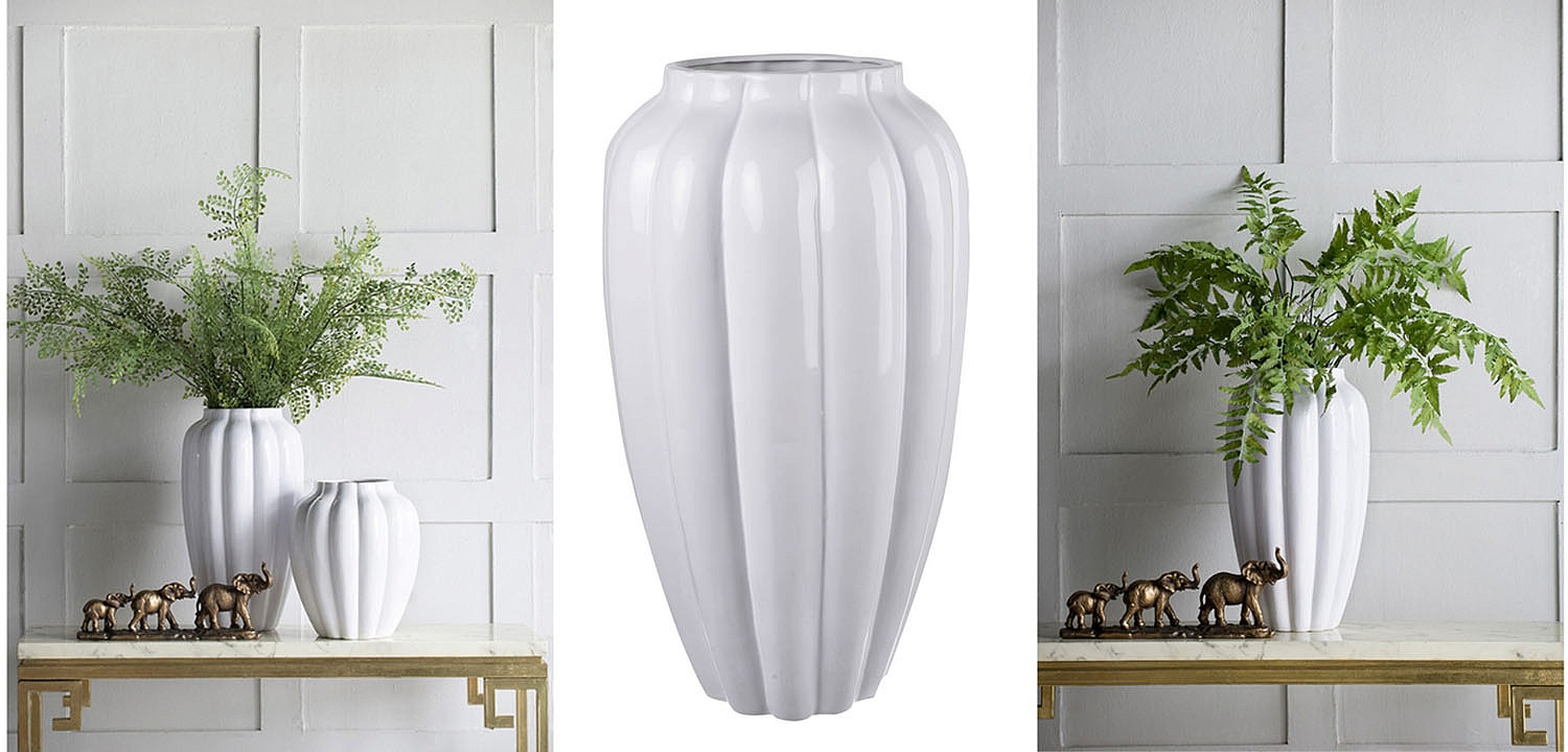 Ваза Carambola Vase white high Ваза Carambola Vase white high - Loft-Concept в Грозном