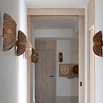 Бра плетеное из ротанга Chainmail варинант исполнения - 3 | Loft Concept в Грозном