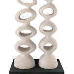 Белые тотемы природной формы Большой напольный Арт-объект Vega   варинант исполнения - 2 | Loft Concept в Грозном