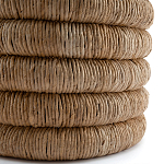 Плетеная корзина с крышкой из плетеного бананового дерева Zuwena Wicker Basket варинант исполнения - 5 | Loft Concept в Грозном