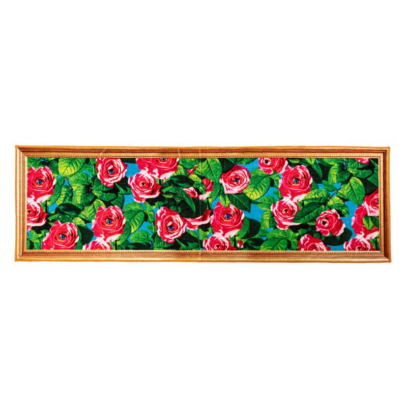 Коврик Seletti Roses With Eyes Мульти Коврик Seletti Roses With Eyes Мульти в Грозном | Loft Concept