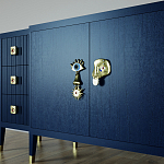 Большой Комод-буфет Elsa Dreams Blue с ящиками варинант исполнения - 2 | Loft Concept в Грозном