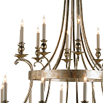 Люстра большая двухъярусная на 30 ламп Grand Chandelier варинант исполнения - 1 | Loft Concept в Грозном